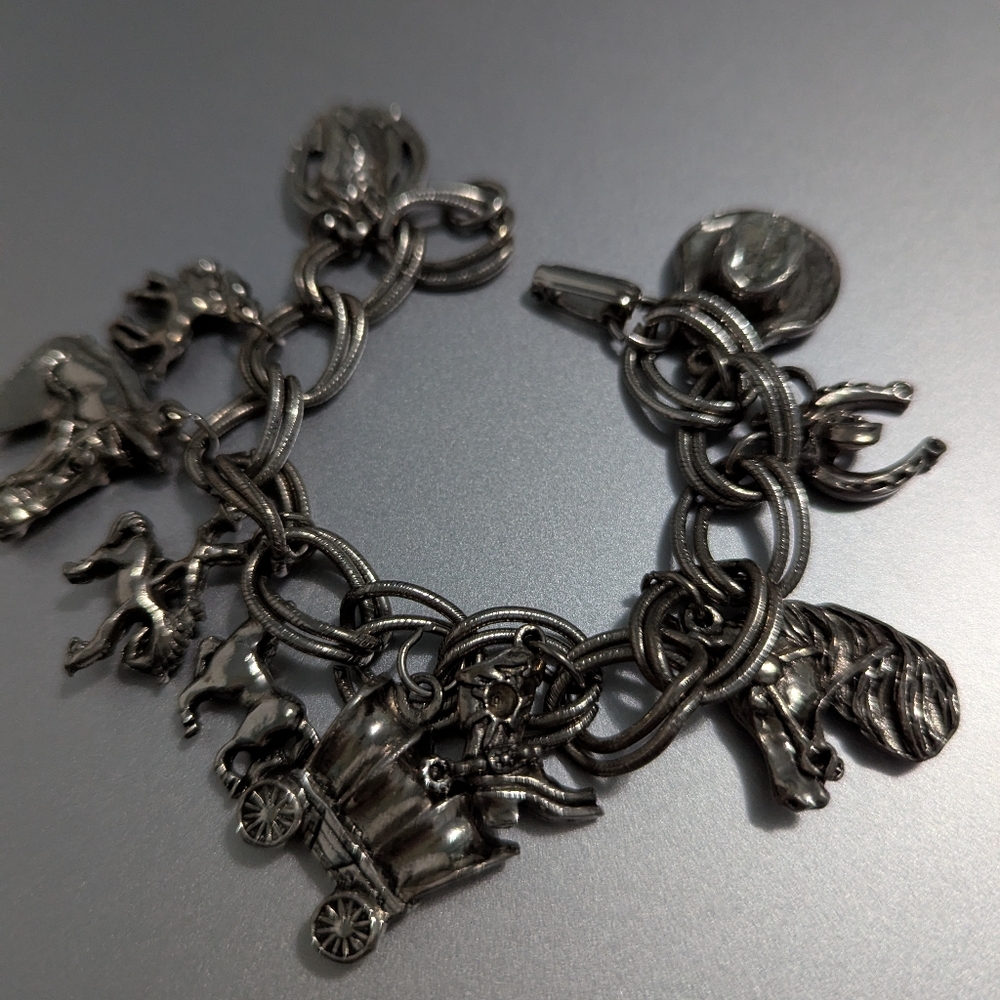 Sarah Coventry Western Charm Bracelet